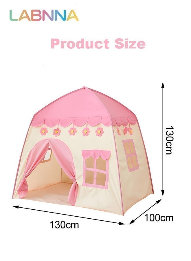 LABNNA Kids Fun Playhouse Portable Durable Pop up Tent with Windows for Indoor and Outdoor, Easy to Set Up and Fold, Plenty of Room to Play, Suitable for Family Vacation on Beach, Garden and Camping, 130*100*130cm - Image 3